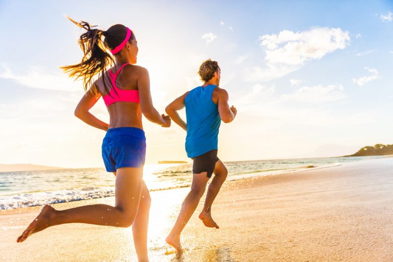 courir pieds nus